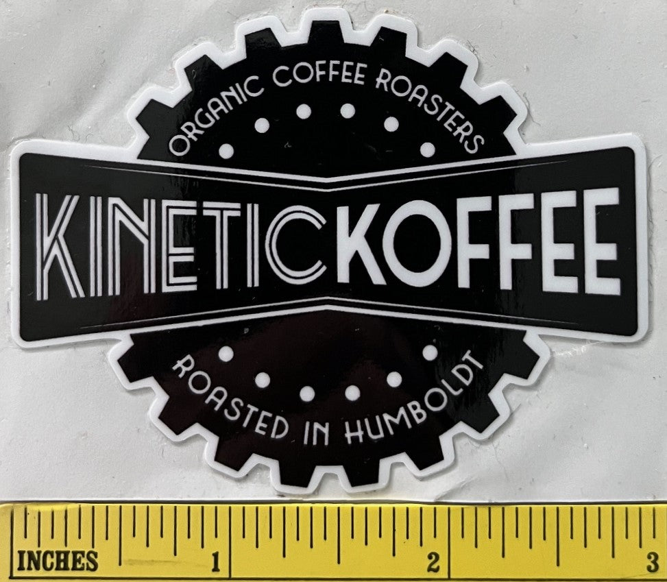 Kinetic Koffee Logo Sticker